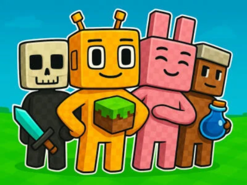 Trò chơi Sprunki Craft - Sandbox 3D trực tuyến