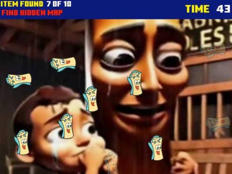 Trò chơi Tung Tung Sahur: Tìm bản đồ ẩn trực tuyến