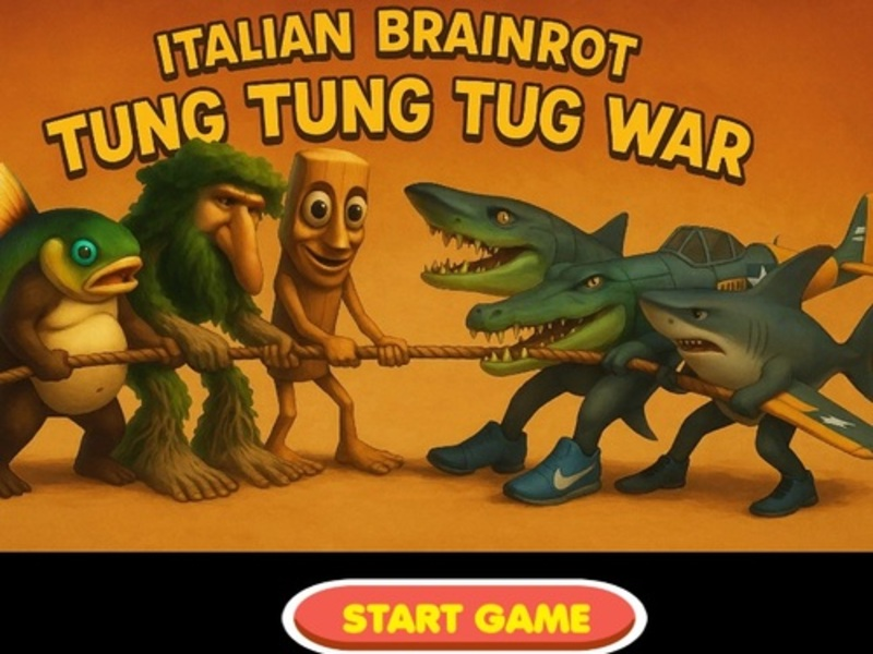 Trò chơi Ý BRAINROT TUNG TUNG TUR WAR trực tuyến