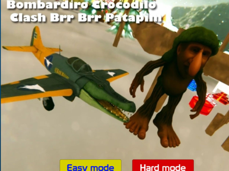 Trò chơi Bombardiro crocodilo clash brr brr patapim trực tuyến