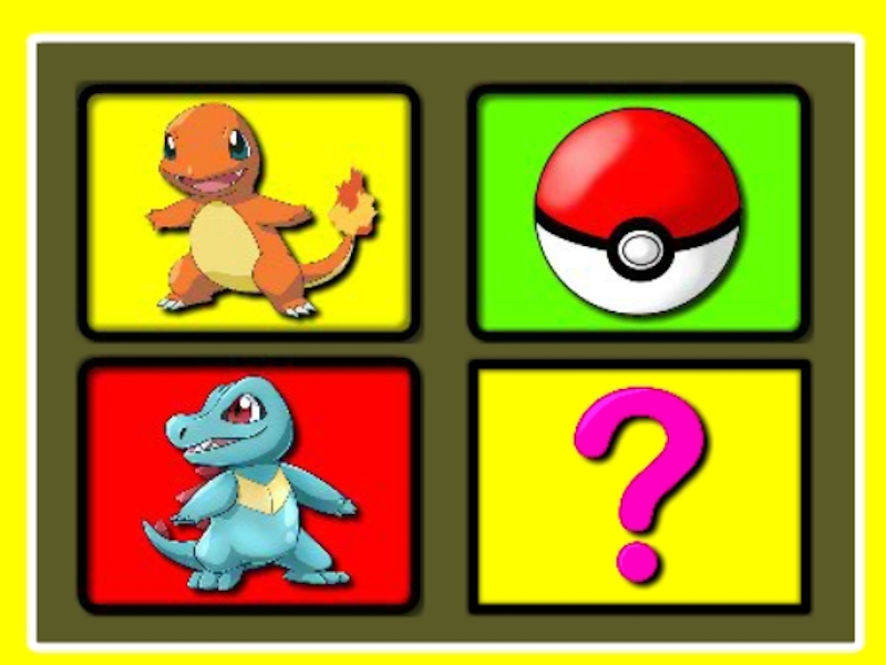Trò chơi Thời gian bộ nhớ Pokemon trực tuyến