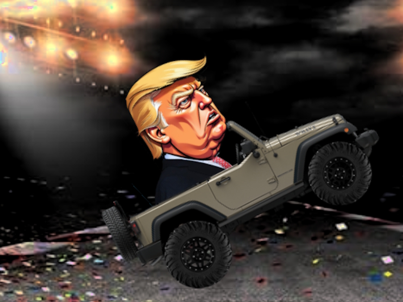 Trò chơi Thử thách bánh xe của Trump trực tuyến