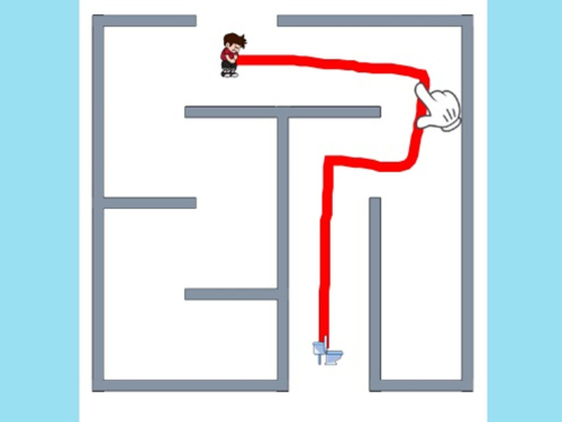 Trò chơi Maze Escape toilet Rush trực tuyến