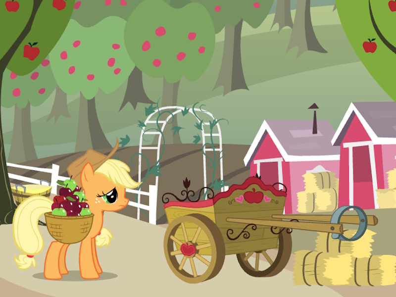 Trò chơi Thu hoạch táo của tôi nhỏ Pony Applejack trực tuyến
