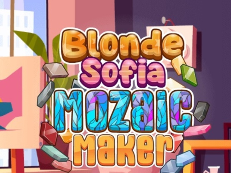 Trò chơi Blonde Sofia: Mozaic Maker trực tuyến