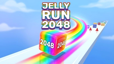 Trò chơi Jelly Run 2048 trực tuyến